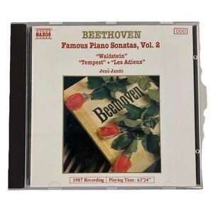 Ludwig van Beethoven Famous Piano Sonatas Vol 2 Waldstein Tempest Les Adieux CD